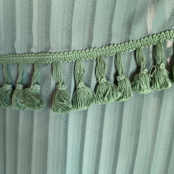 Gianni Bini Green Fringe Detail Dress - Picture 4 of 5
